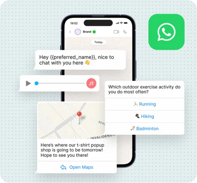 WhatsApp AI Agent Interface